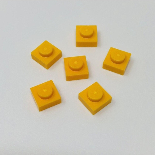 Creator Moc Custom Aksesuar Plate 1 X 1 Düz Tuğla Açık Turuncu