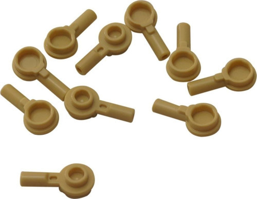 Moc Custom Aksesuar Bar 1l 1 X 1 Round Plate Düz Tuğla Taba Tan