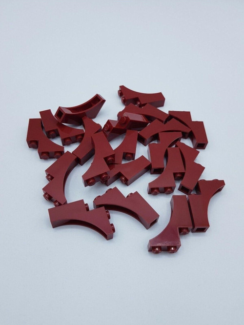 Creator Moc Custom Aksesuar Arch 1 X 3 X 3 Kemer Bordo