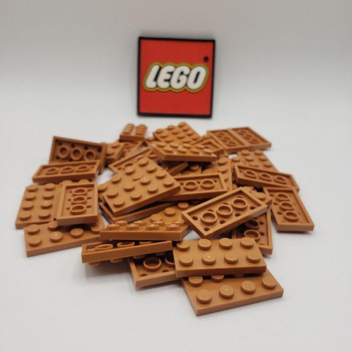 Creator Moc Custom Aksesuar Plate 2 X 4 Düz Tuğla Açık Kahverengi