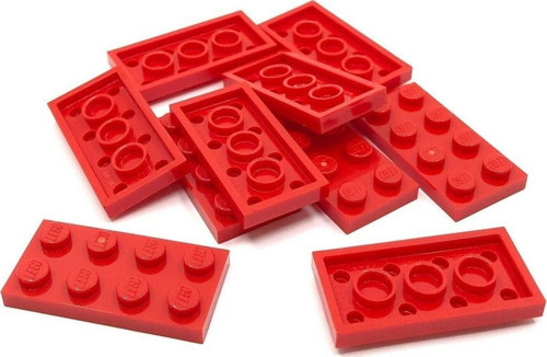 Creator Moc Custom Aksesuar Plate 2 X 4 Düz Tuğla Kırmızı