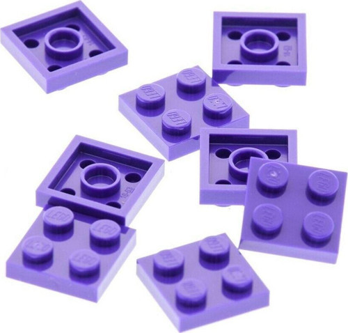 Creator Moc Custom Aksesuar Plate 2 X 2 Düz Tuğla Koyu Mor