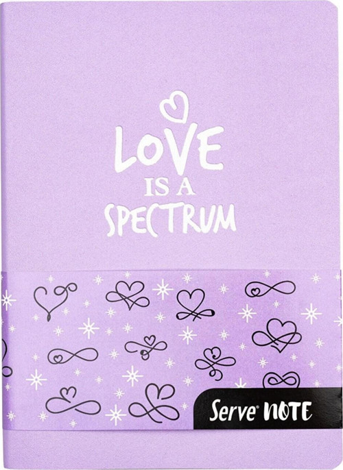 Note 15x21cm 120 Yaprak Çizgili Defter Lavanta