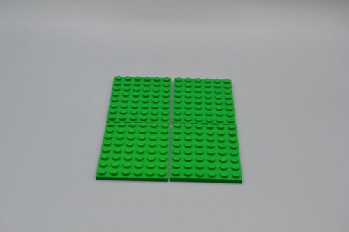 Creator Moc Custom Aksesuar Plate 6 X 8 Düz Tuğla Açık Yeşil