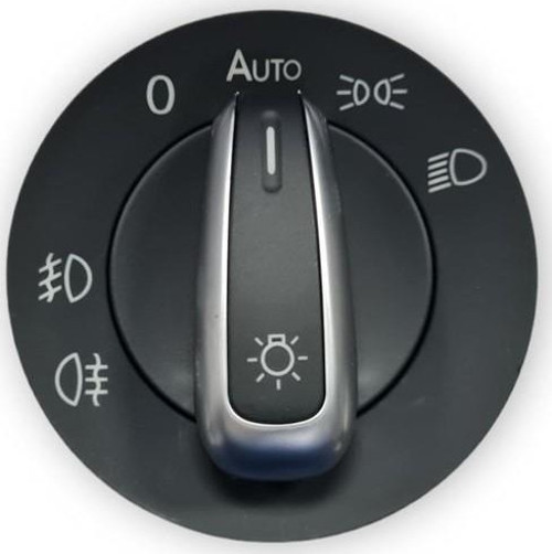 VW Passat CC 2009-2012 Far Anahtarı Auto Otomatik Krom 3C8941431A