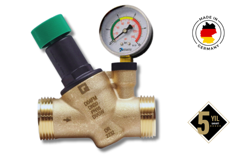Braukmann (Honeywell) 3/4" Su Basınç Düşürücü Vana - Manometre Hediyeli - D04FM-3/4A