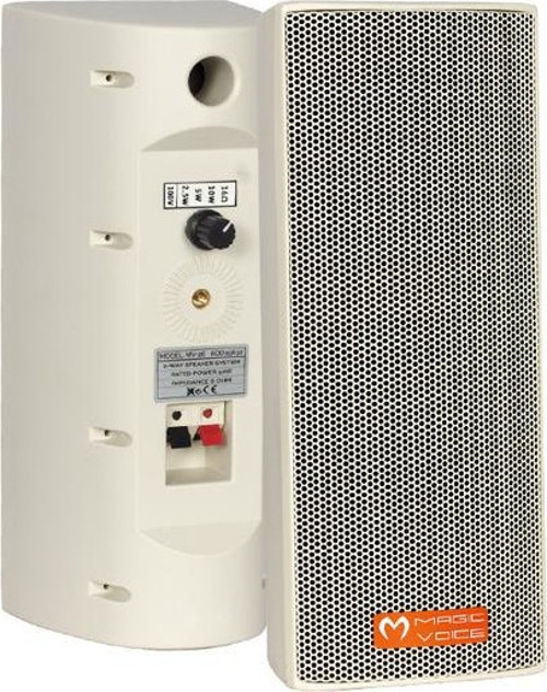MAGICVOICE MV-26TRF 2*7.5 CM 50 WATT 2Lİ TAKIM BEYAZ TRAFOLU SÜTUN HOPARLÖR