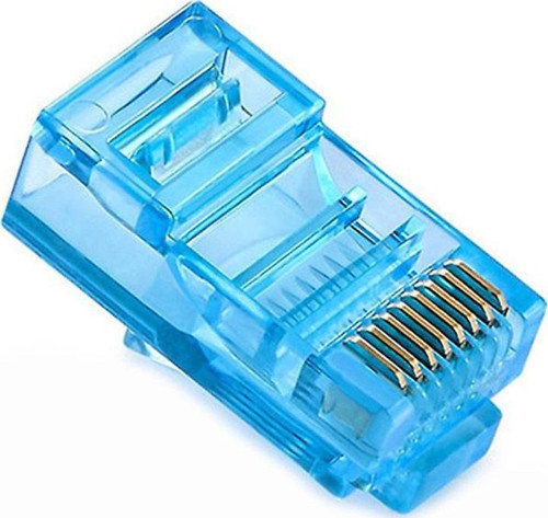 PM-22702 RJ45 RJ45 CAT6 8P/8C MAVİ SOKET (100LÜ PAKET)