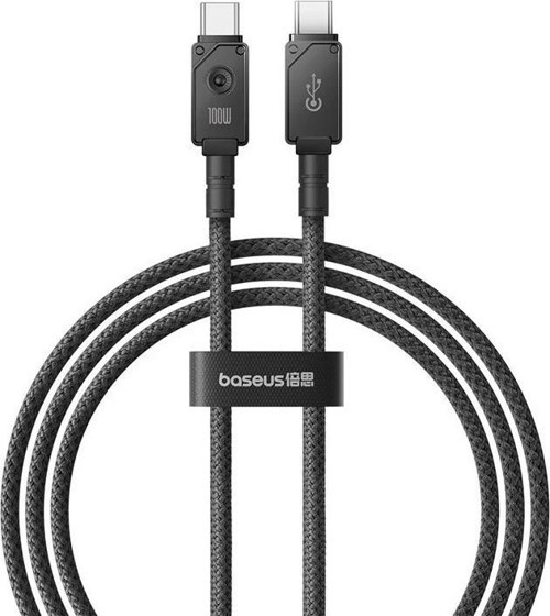 Led Işıklı E-Marker Çipli Unbreakable Kopmaz Kablo 2Mt Ultra Hızlı 100W Type-C Şarj Kablosu
