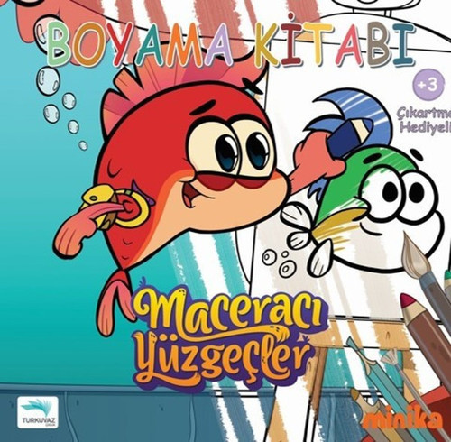 Maceracı Yüzgeçler-Boyama Kitabı
