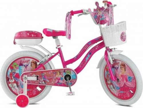 2008 Princess V 20 Jant Kız Çocuk Bisikleti - Çantalı Sepetli Pembe