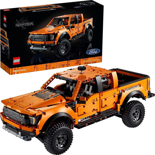 Technic Ford F-150 Raptor 42126 - Araba Sevenler İçin Ford Kamyonet Oyuncak Yapım Seti