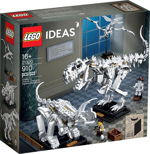 Ideas 21320 Dinazor Fosilleri Tyrannosaurus Rex Triceratops
