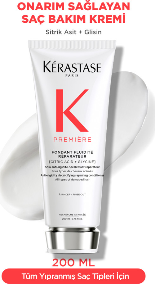 Premiere Fondant Fluidite Reparateur Onarım Sağlayan Saç Bakım Kremi 200ml