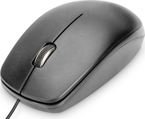Digitus USB Mouse, Kablolu, 3 Düğmeli, 1200 dpi<br>Digitus USB Mouse with cable, 3 Buttons, 12