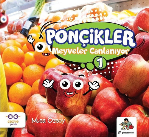 Cezve Çocuk Meyveler Canlanıyor-Ponçikler 1