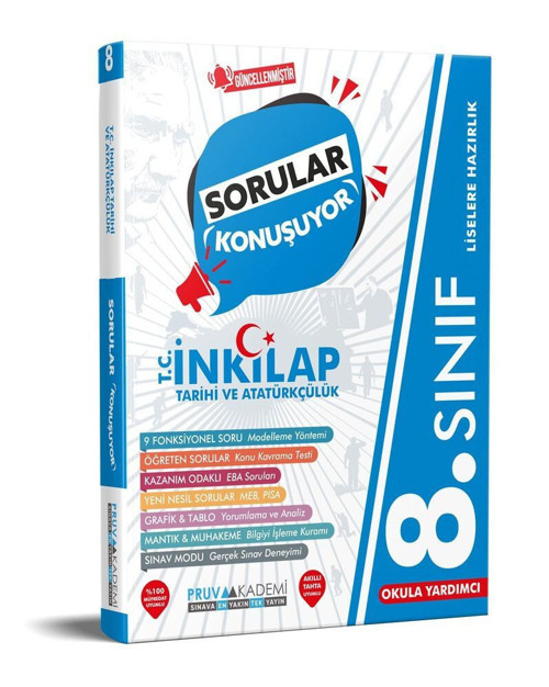 8. Sınıf T.C. İnkılap Tarihi ve Atatürkçülük Sorular Konuşuyor Soru Bankası