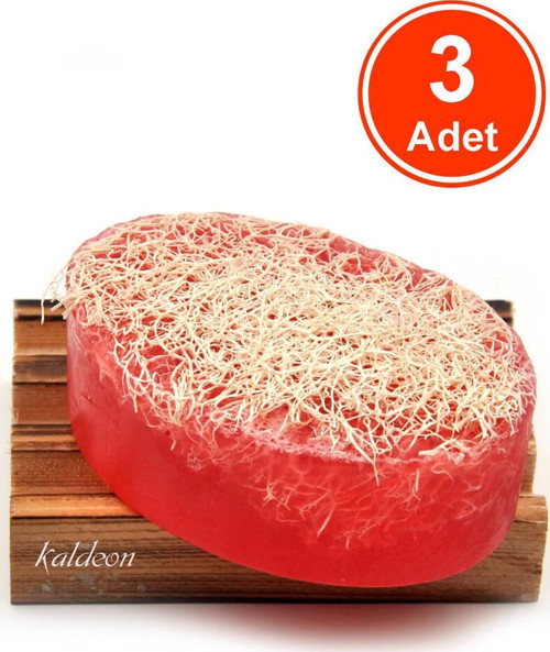 Kabak Lifli El Yapımı Doğal Kantaron Yağı Sabunu 120 G x 3 Adet