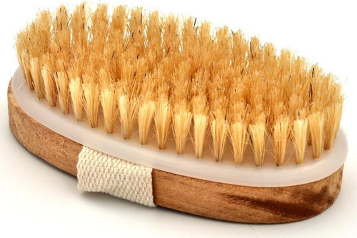 At Kılı Selülit Masaj Fırçası Peeling Fırça %100 Doğal Gerçek At Kılı