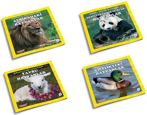 Benim Hayvan Arkadaşlarım-4 Kitap Takım