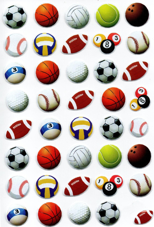 Sticker Kabartmalı A4 boyutunda Stiker Defter, planlayıcı etiket, -(Lim108) - Spor Top