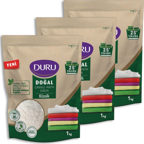 Granül Matik Sabun Klasik 1 Kg X 3 Adet
