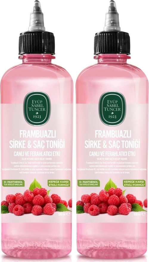Saç Toniği 500 Ml Frambuazlı Sirkeli (2 Li Set)