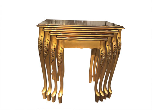Zigon Aslan klasik Model Kayın Torna ayak Parlak GOLD Renk Kutu sevk El yapım