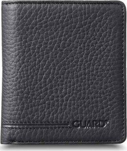 Bozuk Para Girişli Mat Siyah Deri Erkek Cüzdanı - GRD2403XW22130