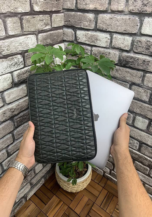 Nakış Desenli Yeşil Clutch Çanta - GRD2403XW22489