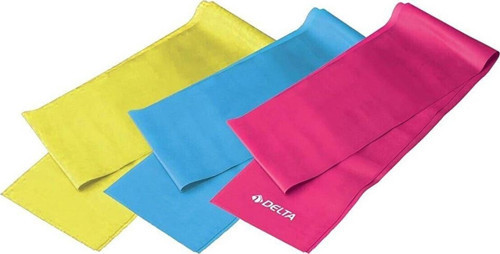 3 'lü Pilates Bandı Plates Egzersiz Direnç Lastiği Seti (Uç Kısmı Açık)