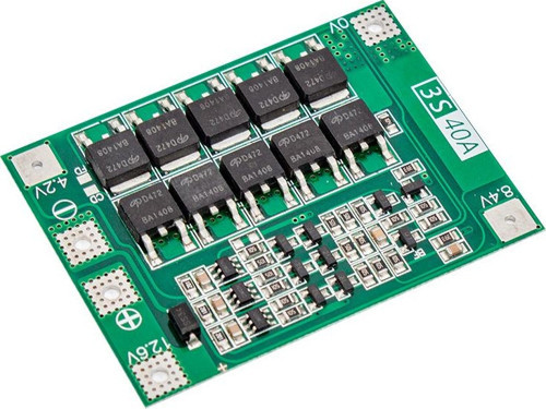 3S 11,1V/ 12.6V 40A 18650 ŞARJ VE DEŞARJ KORUMA KARTI (12V MATKAPLAR İÇİN KULLANILIR) BALANSSIZ (44