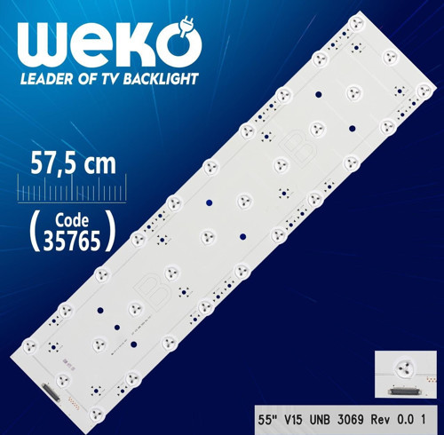 55 V15 UNB 3069 REV 0.0 1 B - 57.5 CM 30 LEDLİ - (WK-1233)
