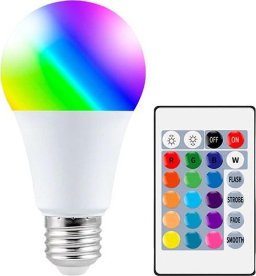 9w Uzaktan Kumandalı 15 Farklı Renk Seçenekli Led Ampul