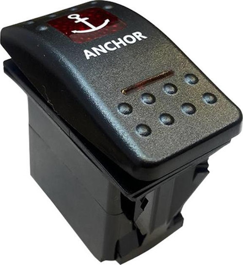 ÇAPA IRGATI IŞIKSIZ 3P ON-OFF-ON 12-24V YAYLI MARIN SWITCH (IC-134M-S11)