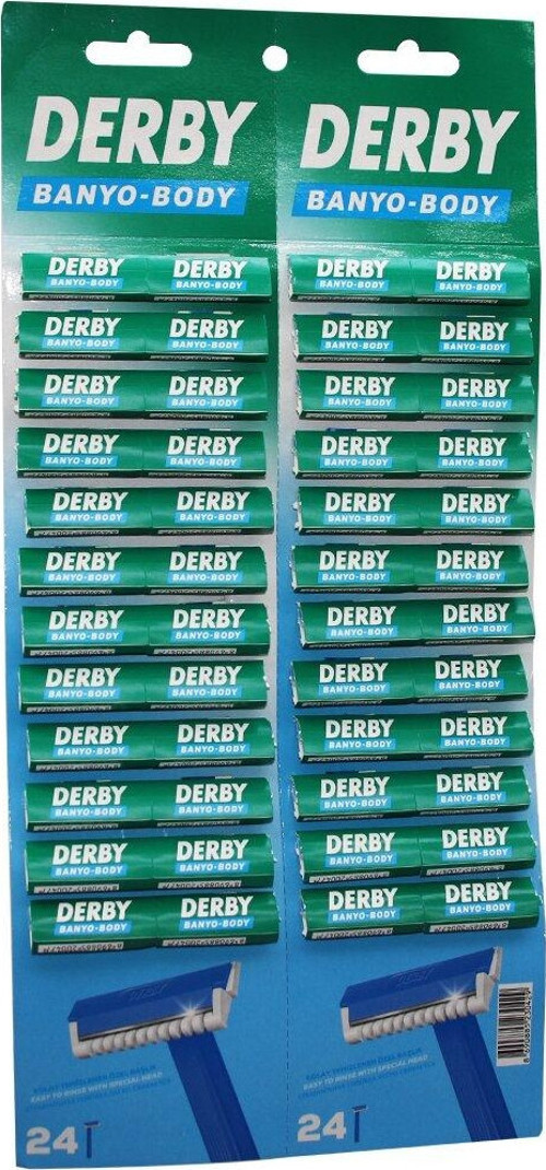 DERBY BANYO BODY TEK BIÇAK KARTELALI JİLET 48PCS