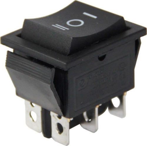 GENİŞ IŞIKSIZ 6 PINLI YAYLI ANAHTAR (MOM-OFF-MOM) IC-110