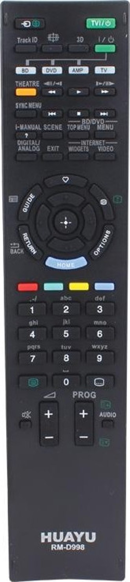 HUAYU KL RM-D998 3DLİ SONY LCD-LED TV KUMANDASI