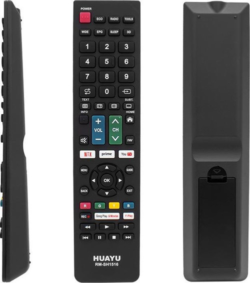 HUAYU KL RM-SH1516 SHARP NETFLIX- YOUTUBE- PRIME VIDEO TUŞLU UNIVERSAL LCD-LED TV KUMANDA