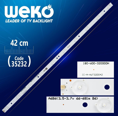 IC-A-HWT32D042 - 180-W00-320000H - 63 CM 10 LEDLİ - (WK-255)