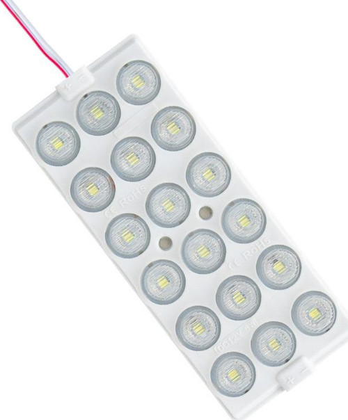 MODÜL LED 12V 6W SOĞUK BEYAZ 18 LEDLİ YANIP SÖNEN 2Lİ PAKET 13960-2835 (FLAŞÖR)