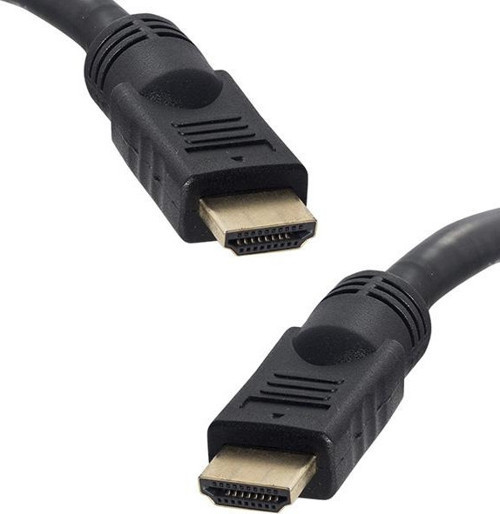 PLASTİK DÜZ SİYAH 30 METRE GOLD HDMI KABLO POŞETLİ