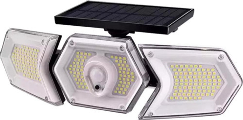 W774A SENSÖRLÜ SOLAR GÜNEŞ ENERJİLI 254 SMD LEDLİ 3 MODLU BEYAZ INDUKSIYON LAMBASI