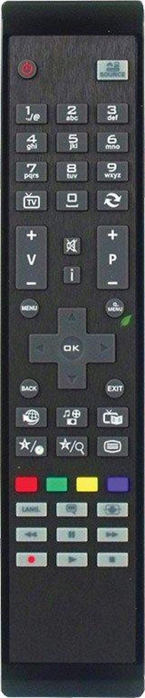 WEKO KL VESTEL-LOEWE LCD-LED TV KUMANDA (RCA4822-30072765)