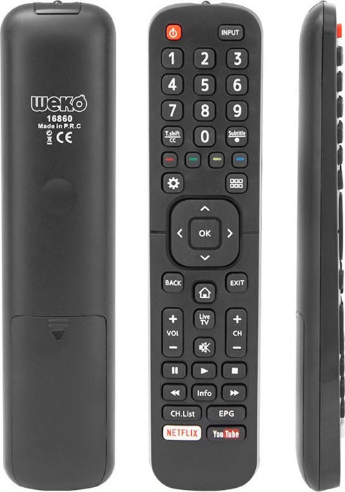 WEKO KL HISENSE RM-L1335 PLUS NETFLIX-YOUTUBE TUŞLU LCD-LED TV KUMANDA