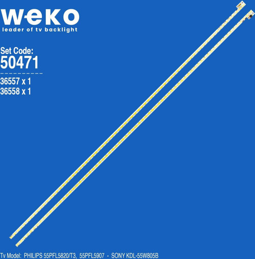 WKSET-5471 36557X1 36558X1 55TA04 7030PKG/55TA05 7030PKG 2 ADET LED BAR