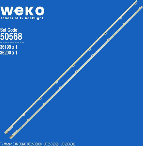 WKSET-5568 36199X1 36200X1 2011SVS55-FHD-5K6K 2 ADET LED BAR