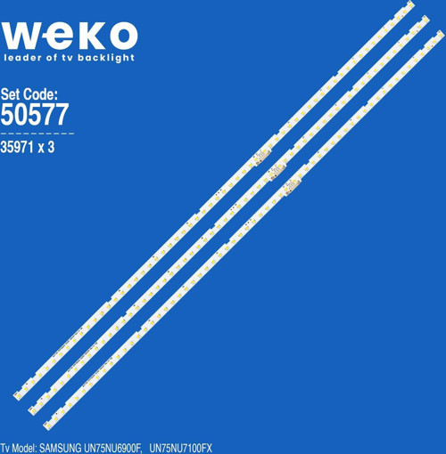 WKSET-5577 35971X3 NU7100 STS750A26_3030F 3 ADET LED BAR