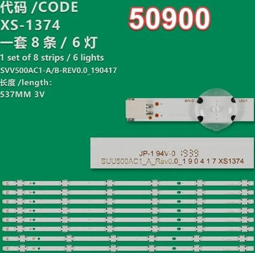 WKSET-5900 36727X6 36728X2 SVV500AC1_A/B_REV0.0_190417 8 ADET LED BAR