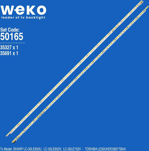 WKSET-5165 35327X1 35691X1 V500H1-LS6 2 ADET LED BAR